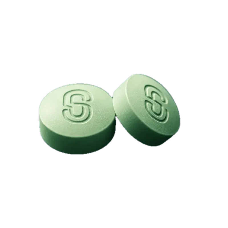 Mach 1 by OnyxMD: outer carton with two green tablets beside it.